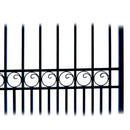 [12-18FT] Aleko Paris Style Steel Premium Dual Swing Driveway Gate [DGPARD-AP] (SAK97031) - Saksby Wholesale - Paris Style Design