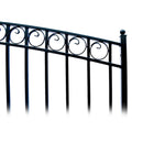 ALEKO Paris Style Steel Single Swing Driveway Gate (SAK78643)-SAK