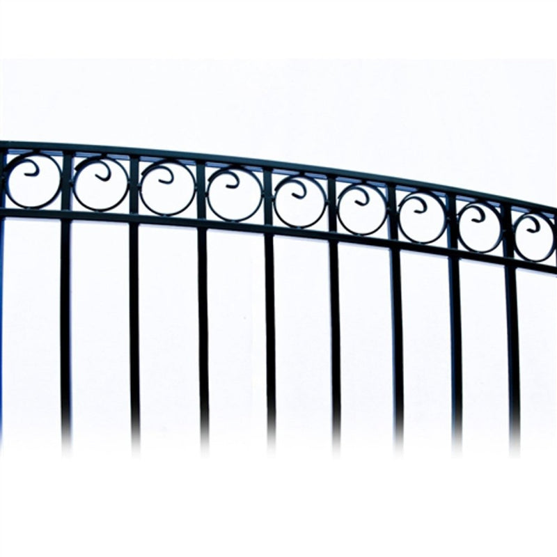 ALEKO Paris Style Steel Single Swing Driveway Gate (SAK78643)-SAK