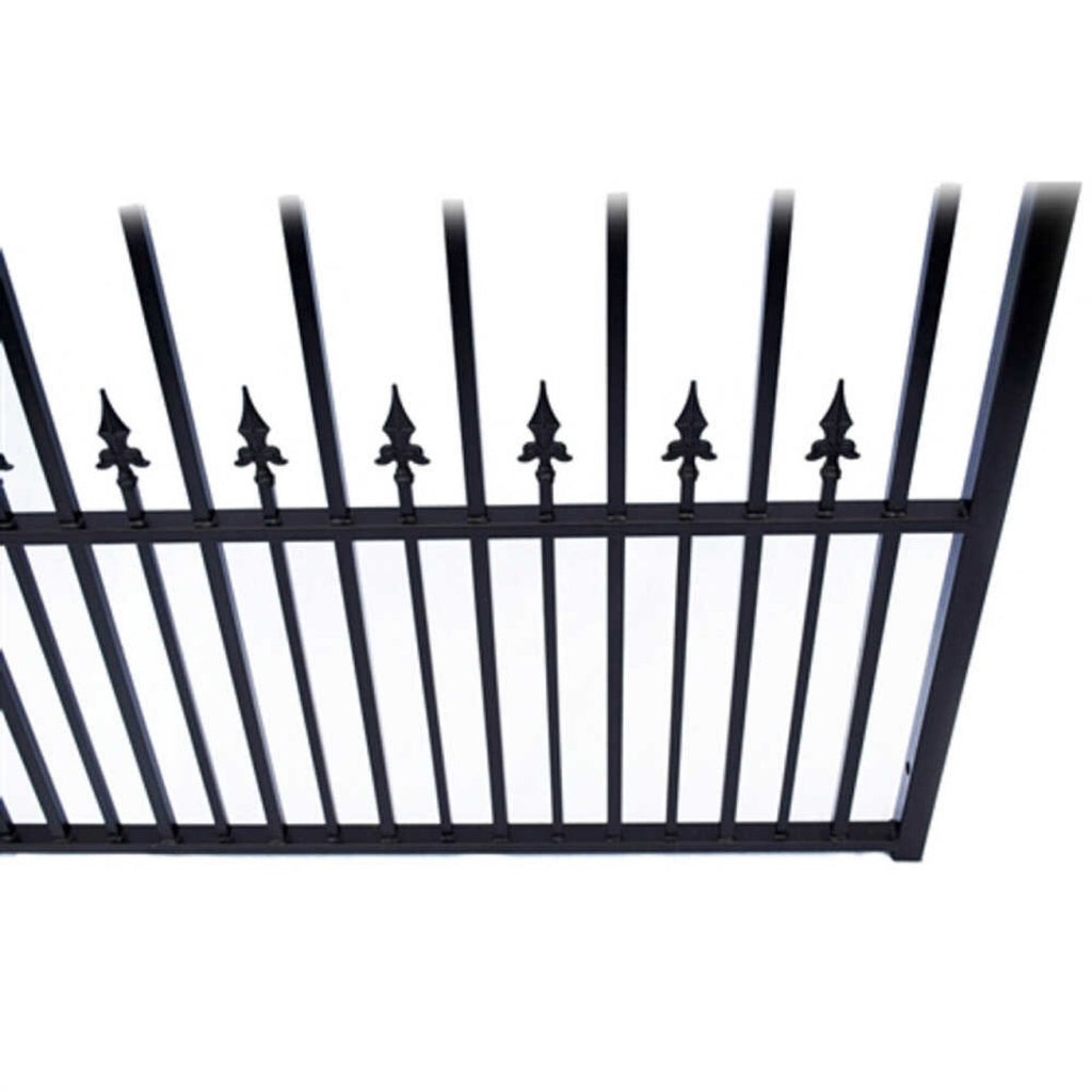ALEKO PRAGUE Steel Dual Swing Driveway Gate (SAK48530)-SAKSBY
