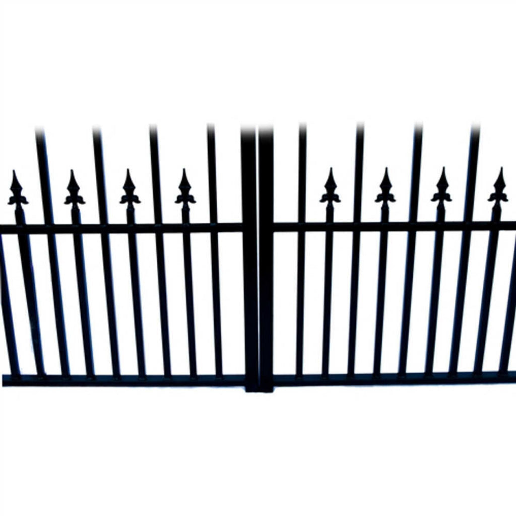 ALEKO PRAGUE Steel Dual Swing Driveway Gate (SAK48530)-SAKSBY