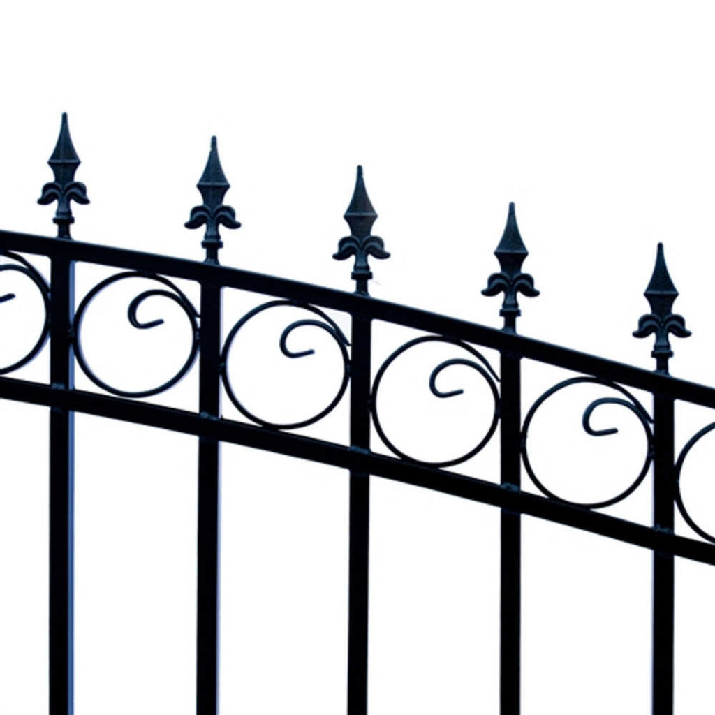 ALEKO PRAGUE Steel Dual Swing Driveway Gate (SAK48530)-SAKSBY