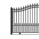 ALEKO PRAGUE Style Steel Sliding Driveway Gate (SAK71492)-SAKSBY