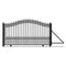 ALEKO PRAGUE Style Steel Sliding Driveway Gate (SAK71492)-SAKSBY