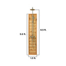 Aleko Premium Tower Rinse Outdoor Western Red Cedar Shower, 78-Inch [SHCEDFL-AP] (SAK72468) - Saksby Wholesale - Dimensions