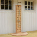 Aleko Premium Tower Rinse Outdoor Western Red Cedar Shower, 78-Inch [SHCEDFL-AP] (SAK72468) - Saksby Wholesale - Product Preview