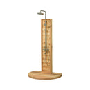 Aleko Premium Tower Rinse Outdoor Western Red Cedar Shower, 78-Inch [SHCEDFL-AP] (SAK72468) - Saksby Wholesale - Side View