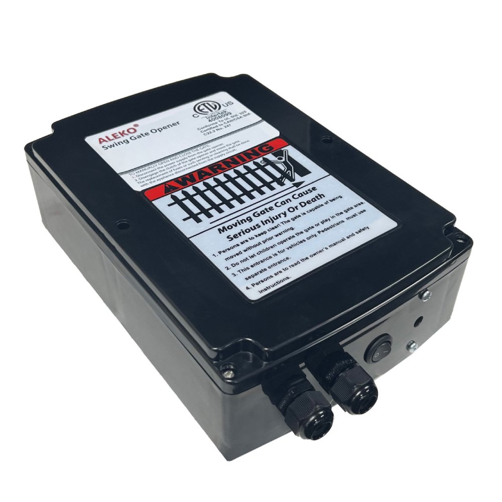 ALEKO Single Swing Gate Operator Back Up Kit ACC2 [GG650U/AS650U] (SAK58314)-SAKSBY