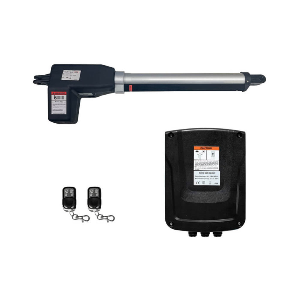 Aleko Premium Single Swing Gate Operator Basic Kit, 1760LBS [AS600 AC/DC] (SAK47186)