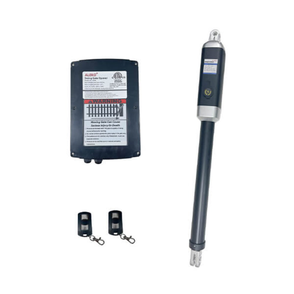 Aleko Single Swing Gate Operator Basic Kit With Auto Close Setting, 880LBS [GG650U/AS650U] (SAK48291)