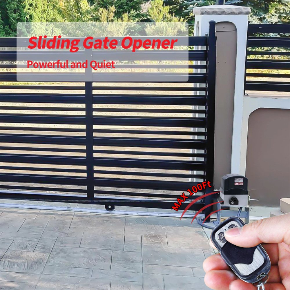 ALEKO Sliding Gate Opener Basic Kit [AC2700] (SAK68249)-SAKSBY