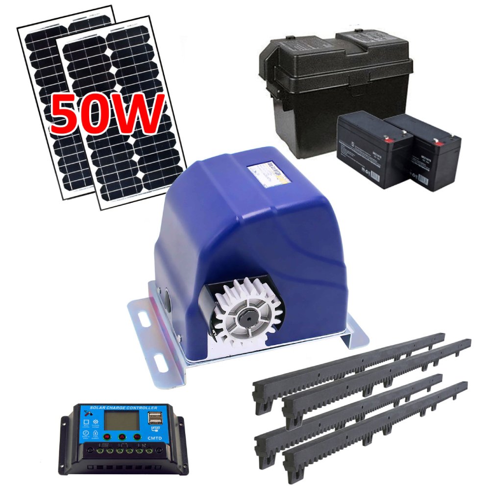 ALEKO Sliding Gate Opener Solar Kit [AR900] (SAK73654)-SAKSBY