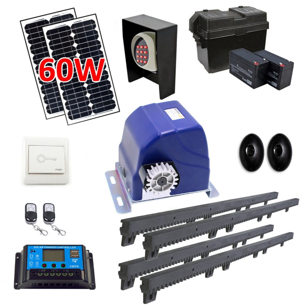 ALEKO Sliding Gate Opener Solar Kit [AR900] (SAK73654)-SAKSBY
