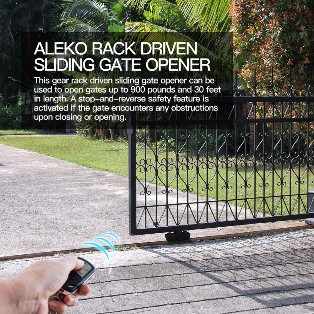 ALEKO Sliding Gate Opener Solar Kit [AR900] (SAK73654)-SAKSBY