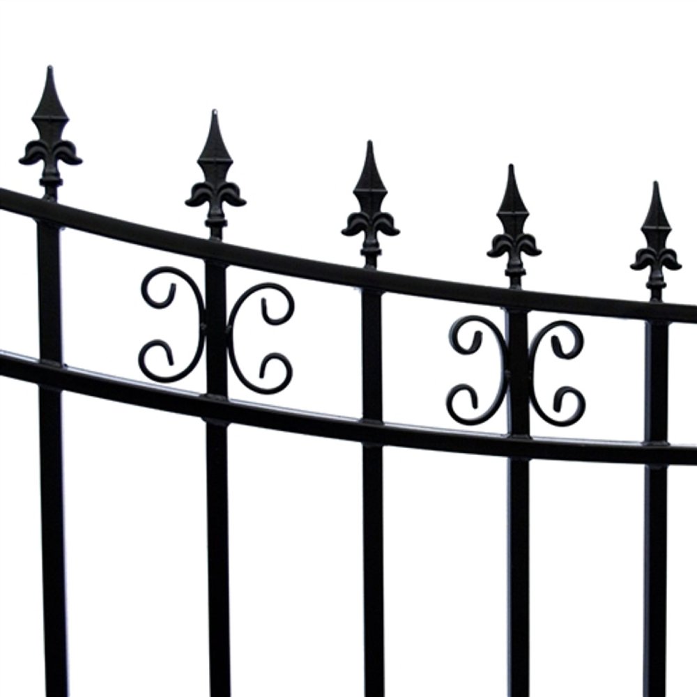 ALEKO St. Louis Style Steel Single Swing Driveway Gate (SAK34952)-SAK