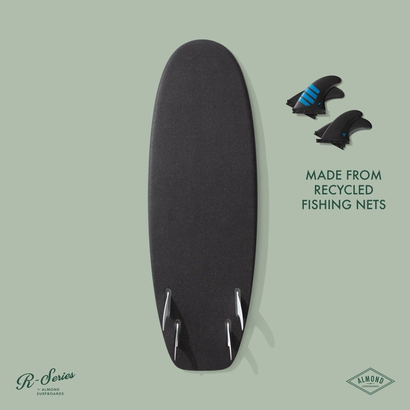 ALMOND SURFBOARD 5'4 R-SERIES With Soft Top Surfboard And Paddle-Ready Rip-Ready Design (SAK36581) - SAKSBY.com - Surfboard - SAKSBY.com