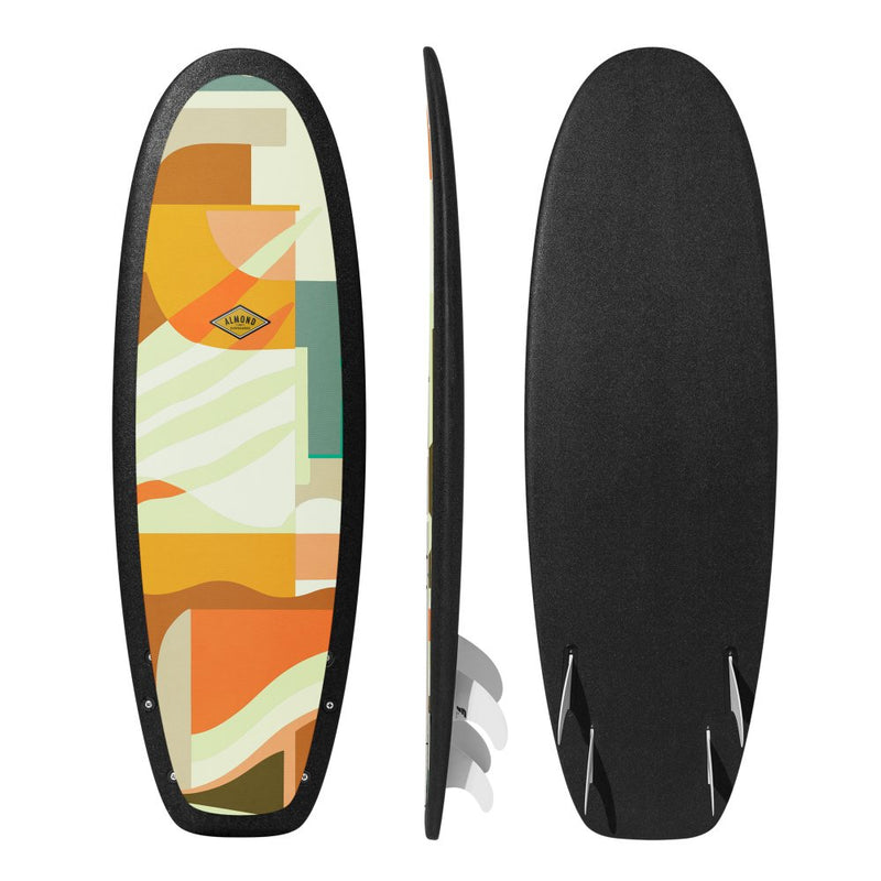 ALMOND SURFBOARD 5'4 R-SERIES With Soft Top Surfboard And Paddle-Ready Rip-Ready Design (SAK36581) - SAKSBY.com - Surfboard - SAKSBY.com