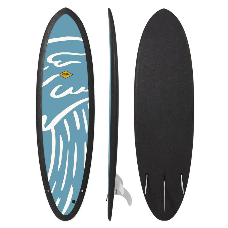 ALMOND SURFBOARD 6'4 R-SERIES Plez Phez With High Density Closed Cell Foam And No Wax Deck Pad (SAK69382) - SAKSBY.com - Surfboard - SAKSBY.com