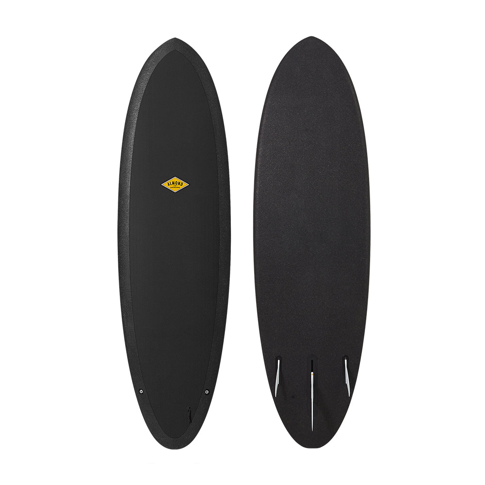 ALMOND SURFBOARD 6'4 R-SERIES Plez Phez With High Density Closed Cell Foam And No Wax Deck Pad (SAK69382) - SAKSBY.com - Surfboard - SAKSBY.com
