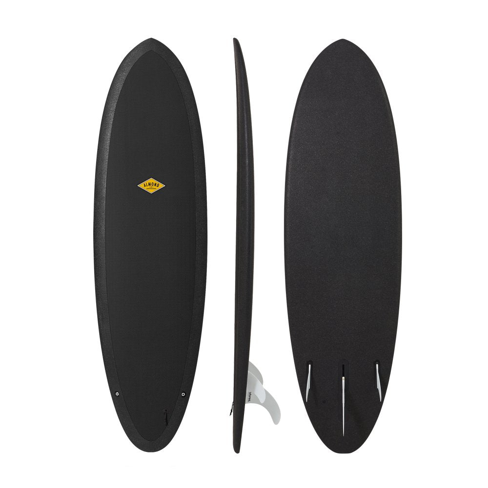 ALMOND SURFBOARD 6'4 R-SERIES Plez Phez With High Density Closed Cell Foam And No Wax Deck Pad (SAK69382) - SAKSBY.com - Surfboard - SAKSBY.com