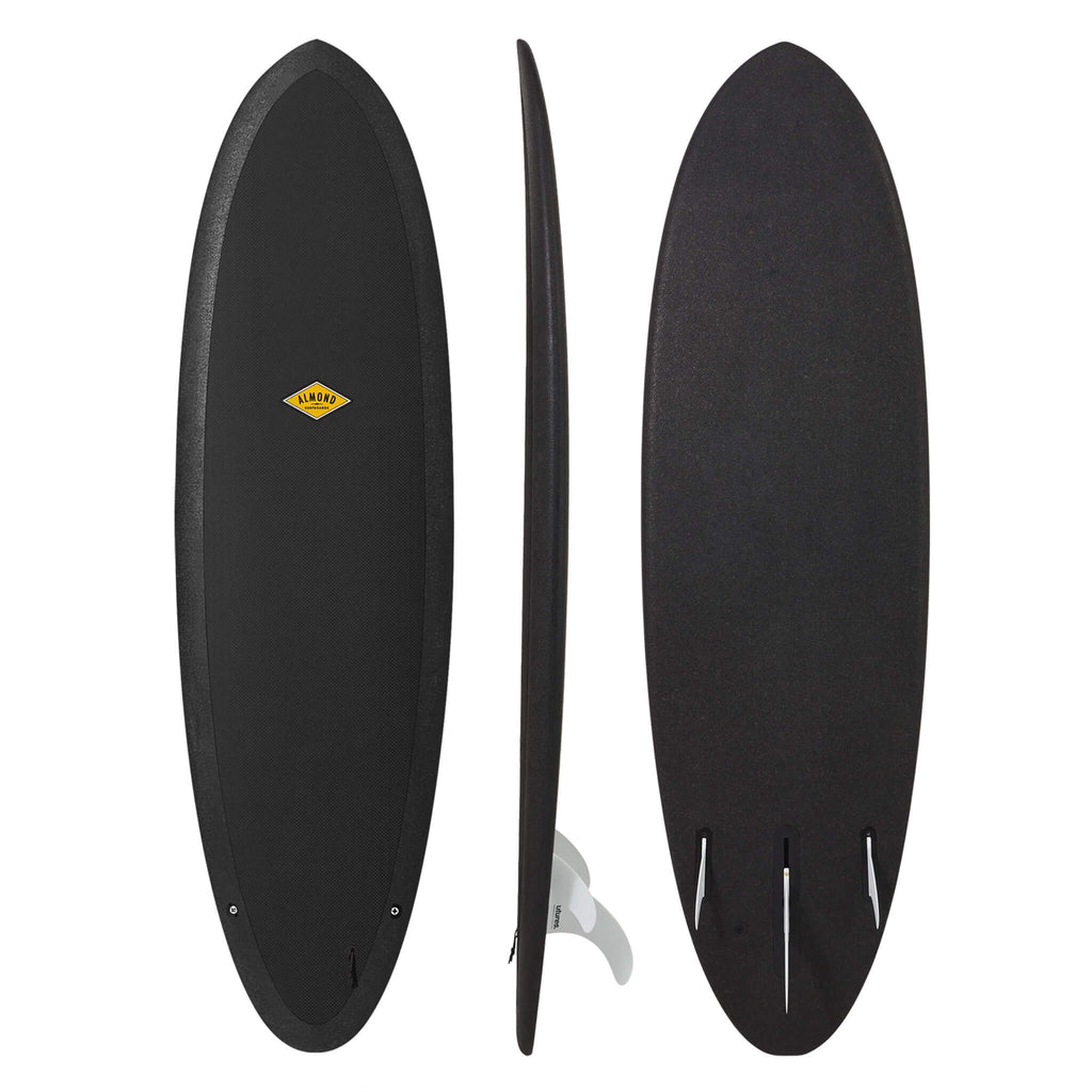 Almond Surfboard 64 R Series Plez Phez With High Density Closed Cell Foam And No Wax Deck Pad (SAK69382) Saksby - Different Views