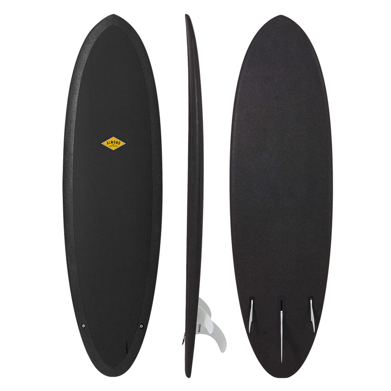Almond Surfboard 64 R Series Plez Phez With High Density Closed Cell Foam And No Wax Deck Pad (SAK69382) Saksby - Different Views