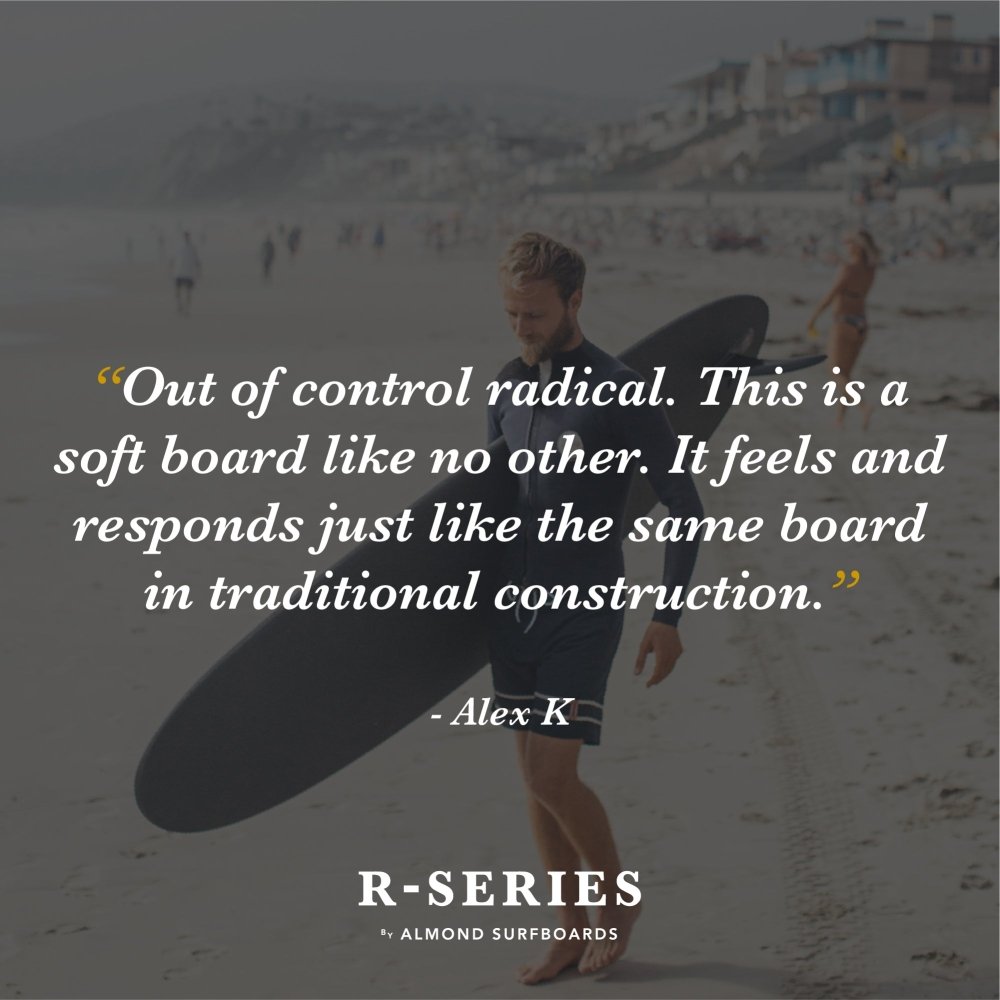 ALMOND SURFBOARD 8'0 R-SERIES JOY Surfboard With High Volume And Low-Rocker Design (SAK89013) - SAKSBY.com - Surfboard - SAKSBY.com