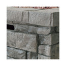 Alora 30-Inch Modern Outdoor 40K BTU Steel Frame Propane Fire Table With Lava Rocks (SAK12756) - Saksby Wholesale - Design Details