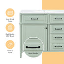 Alora 36-Inch Freestanding Bathroom Vanity With Ceramic Sink And Storage Cabinets [Faucet Not Included] (SAK86310) - Saksby Wholesale - Features