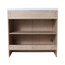 Alora 36-Inch Freestanding Bathroom Vanity With White Resin Sink (SAK92710) - Saksby Wholesale - Inside Back View 