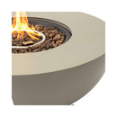 Alora 36-Inch Round Outdoor Iron Patio Fire Pit Table With Metal Cover (SAK71954) - Saksby Wholesale - Finish View
