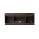 Alora 48-Inch Floating Walnut Bathroom Vanity With Resin Sink Soft Close Doors (SAK62941) - Saksby Wholesale - Front Display View
