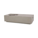 Alora 56-Inch Modern 50K BTU MGO Fire Pit Coffee Table (SAK17643) - Saksby Wholesale - Front Side View