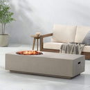 Alora 56-Inch Modern 50K BTU MGO Fire Pit Coffee Table (SAK17643) - Saksby Wholesale - On Fire Lifestyle Image