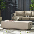 Alora 56-Inch Modern 50K BTU MGO Fire Pit Coffee Table (SAK17643) - Saksby Wholesale - Patio Setup