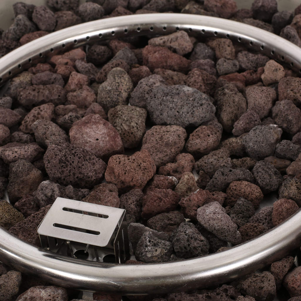 Alora 56-Inch Modern 50K BTU MGO Fire Pit Coffee Table (SAK17643) - Saksby Wholesale - Rock View