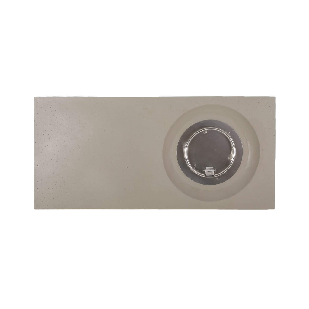 Alora 56-Inch Modern 50K BTU MGO Fire Pit Coffee Table (SAK17643) - Saksby Wholesale - Top View