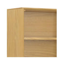 Alora Banting Mid-Century Oak Veneer Bookcase With Adjustable Shelves (SAK35178) - Saksby Wholesale - Design Details