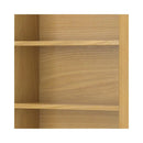 Alora Banting Mid-Century Oak Veneer Bookcase With Adjustable Shelves (SAK35178) - Saksby Wholesale - Shelves Details