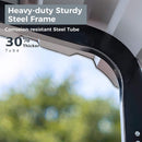 [12X25FT] Alora Heavy-Duty Extra-Large Multi Vehicle Carport Kit With Galvanized Steel Roof (SAK37514) - Saksby Wholesale - Frame Features View