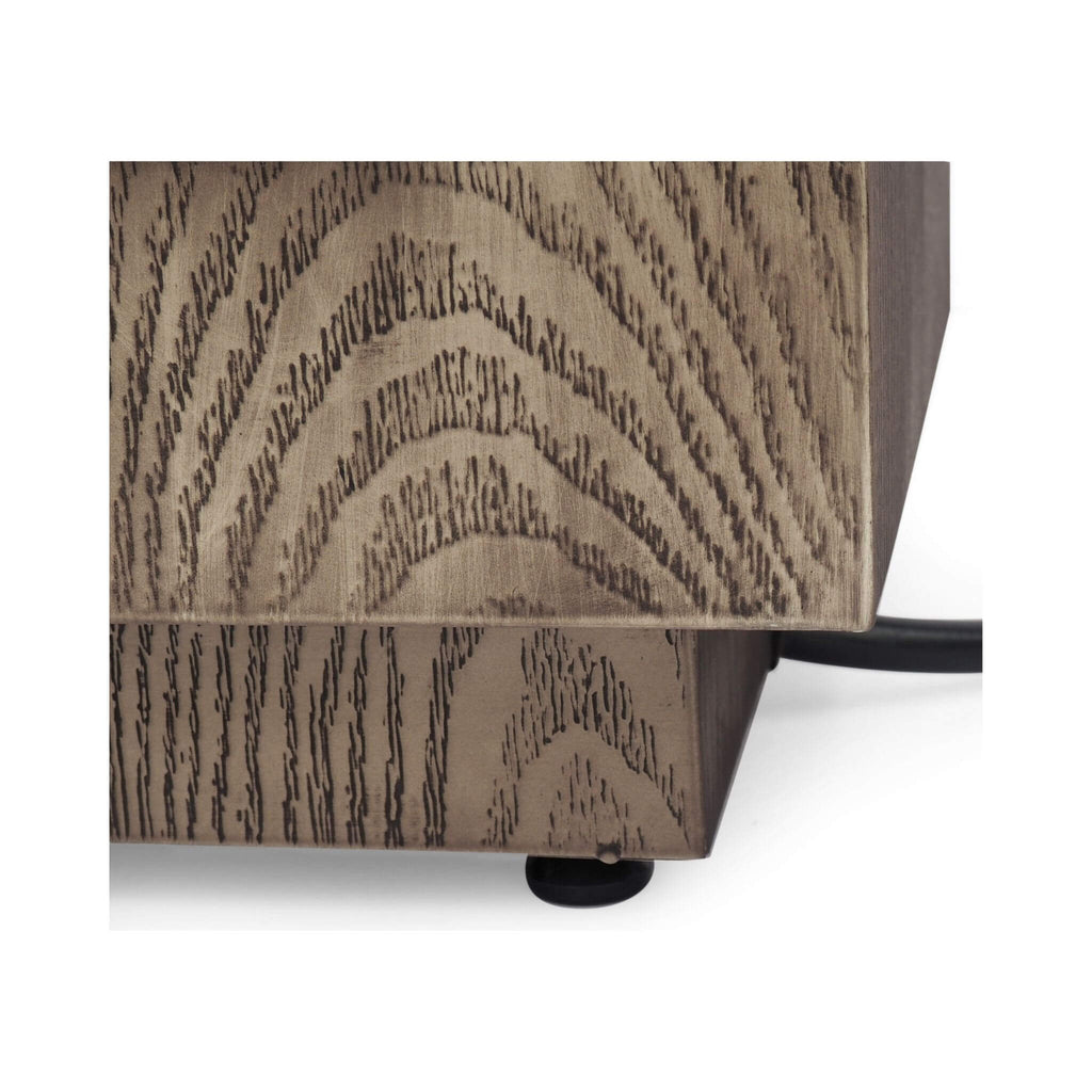 Alora Modern 50K BTU Outdoor Rectangular Propane Gas Fire Pit With Lava Rocks, 48 Inch (SAK82521) - Saksby Wholesale - Stand Details