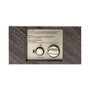 Alora Modern Outdoor Propane Fire Pit Table With Waterproof Cover (SAK42628) - Saksby Wholesale - Instruction and Heat Control Details