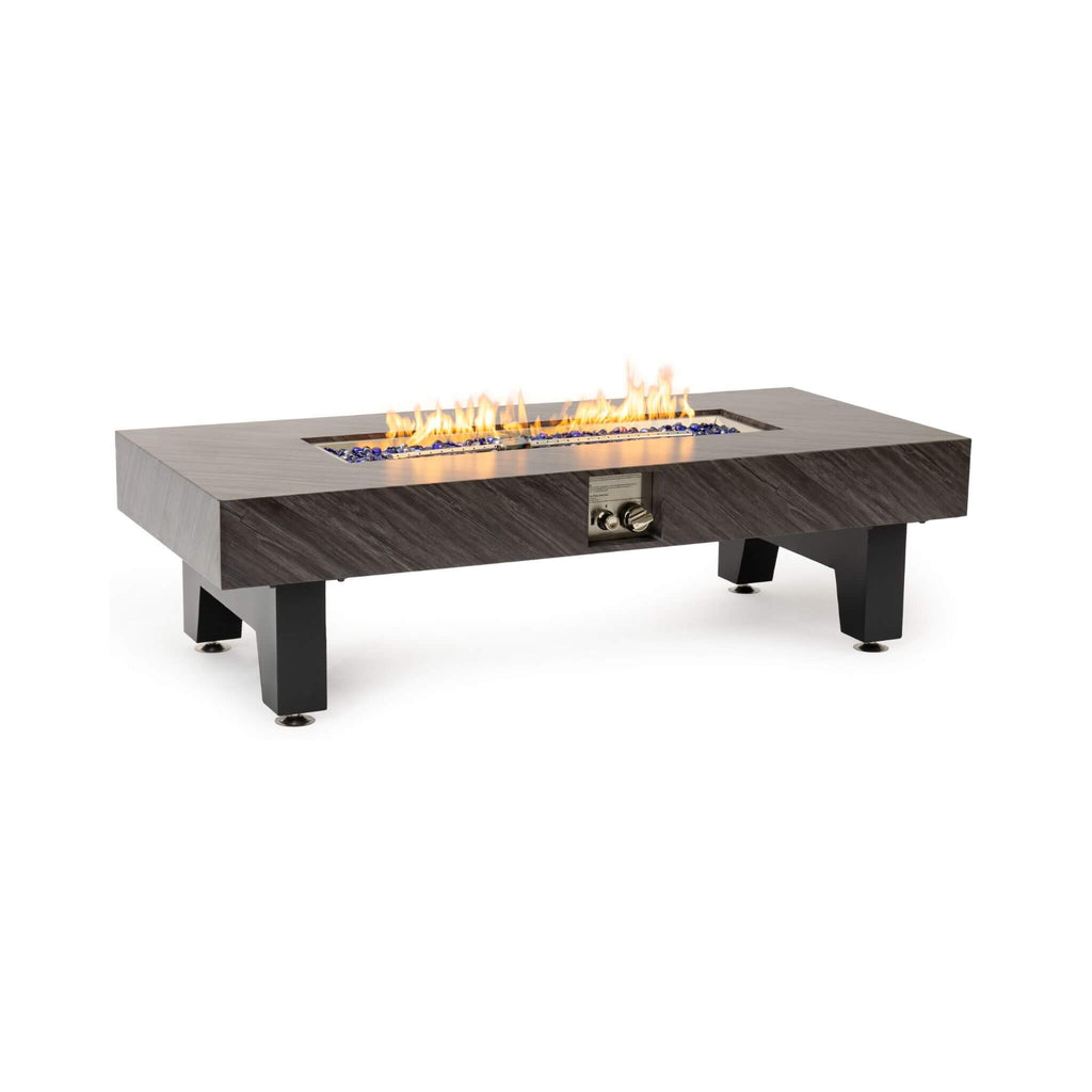 Alora Modern Outdoor Propane Fire Pit Table With Waterproof Cover (SAK42628) - Saksby Wholesale - Right Side VIew