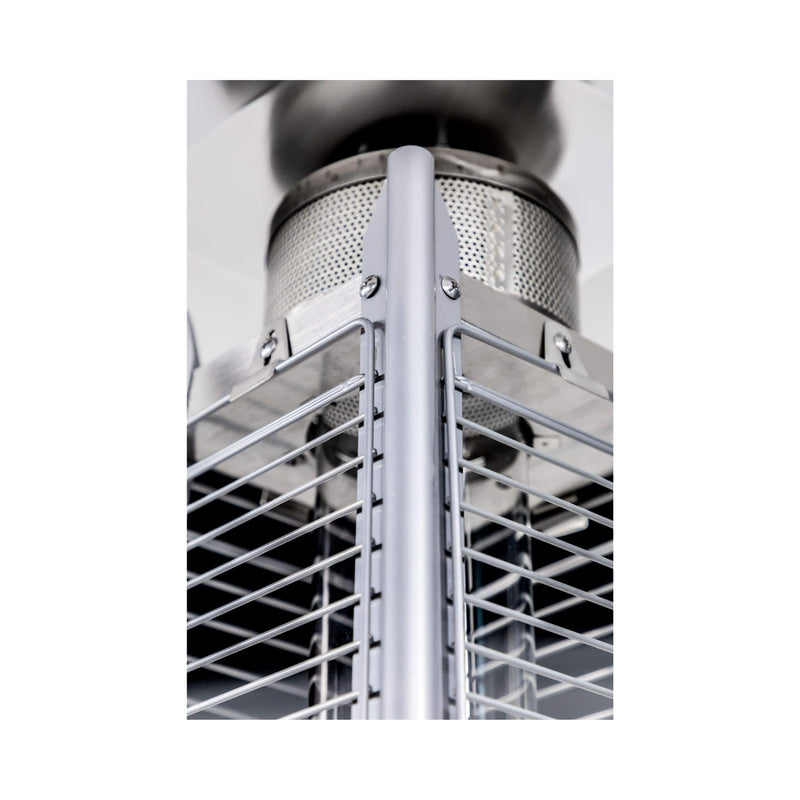 Alora Premium 40K BTU Stainless Steel Quartz Glass Tube Patio Heater (SAK67412) - Saksby Wholesale - Steel View