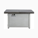 Alora Premium 50K BTU Rectangle Outdoor Aluminum Fire Pit Table (SAK70248) - Saksby Wholesale - Back View