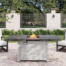 Alora Premium 50K BTU Rectangle Outdoor Aluminum Fire Pit Table (SAK70248) - Saksby Wholesale - Outdoor Lifestyle
