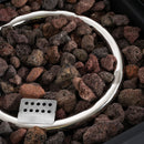 Alora Premium 50K BTU Rectangle Outdoor Aluminum Fire Pit Table (SAK70248) - Saksby Wholesale - Rock Details