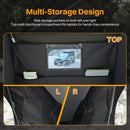Aluminum 2-3 People Hard Shell Rooftop Tent With Tri-Color LED Lighting And Memory Foam Mattress (SAK57409) - Saksby Wholesale - Multi-Storage Design