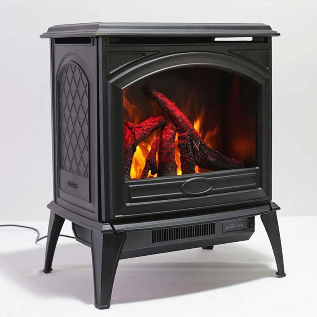Amantii Freestanding Cast-Iron Electric Fireplace [E50-NA] (SAK53610) - Saksby Wholesale - Front Right View