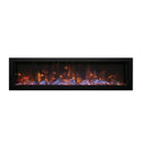Amantii Panorama BI Deep 60" Smart Electric Fireplace [BI-60-DEEP-OD] (SAK75391) - Saksby Wholesale - Front View